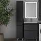 Style Line Шкаф пенал Атлантика 35 L с б/к Люкс Plus графит – картинка-11
